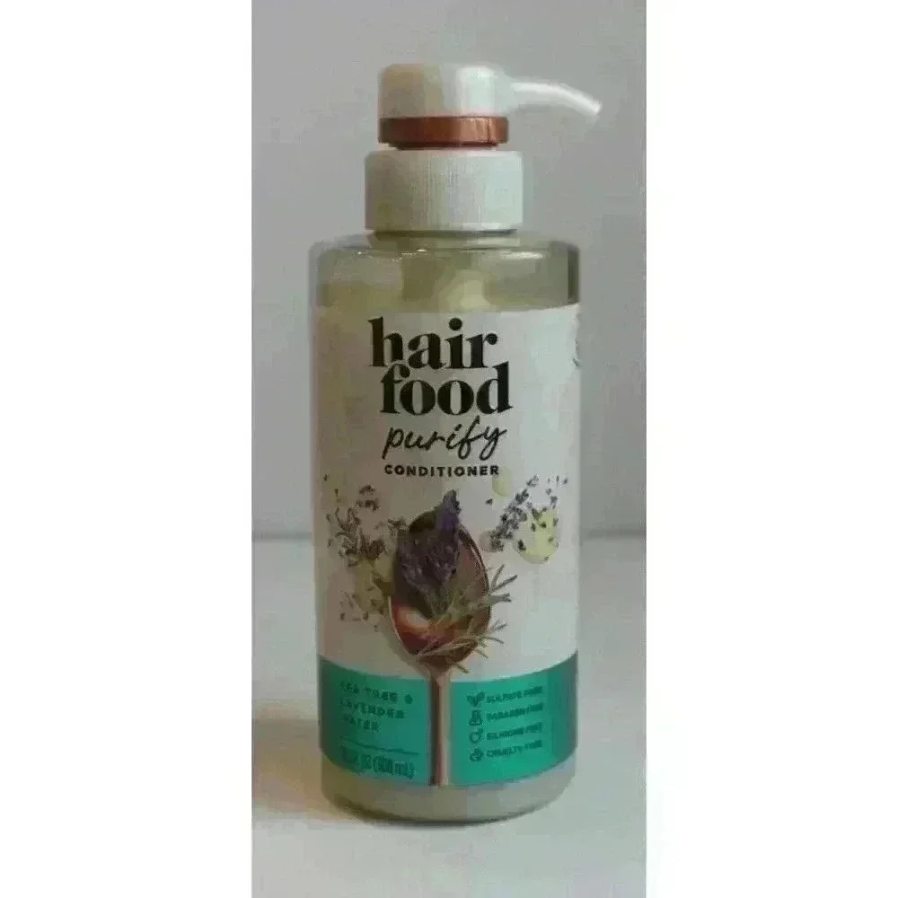 Hair Food Purifying Conditioner Tea‎ Tree & Lavender Water 10.1 fl oz NEW SEALED